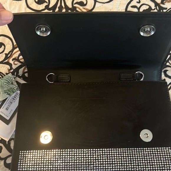 Badgley Mischka Rhinestone Crossbody/Clutch - Picture 2 of 7